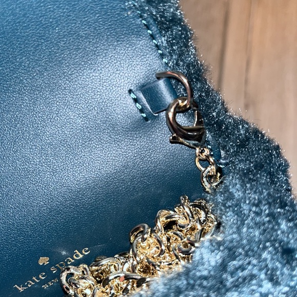 NWT! $169 MSRP kate spade Audrey Faux Shearling Micro Crossbody - Picture 13 of 13